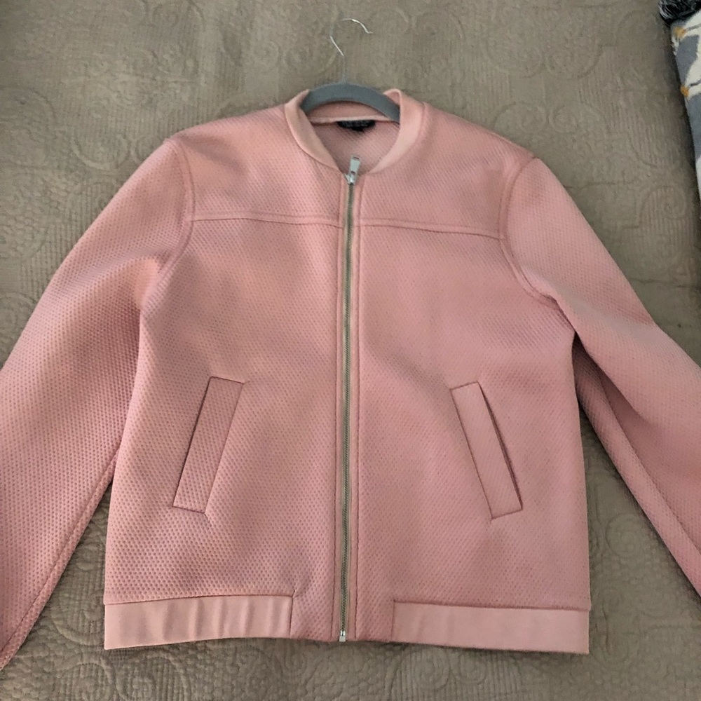 Light pink, women’s bomber jacket